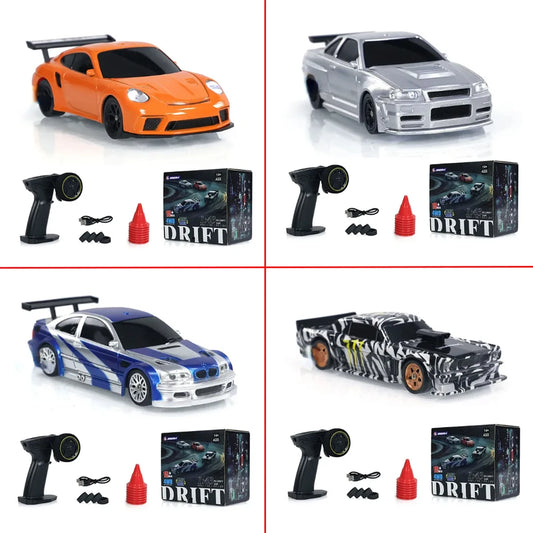 2.4G RC Drift Car 1/43 Remote Control High Speed Four Wheel Drive Racing Car