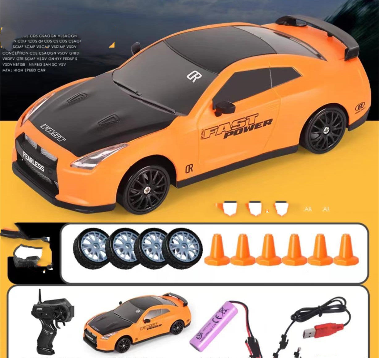 2.4G Drift Rc Car 4WD 