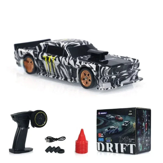 2.4G RC Drift Car 1/43 Remote Control High Speed Four Wheel Drive Racing Car